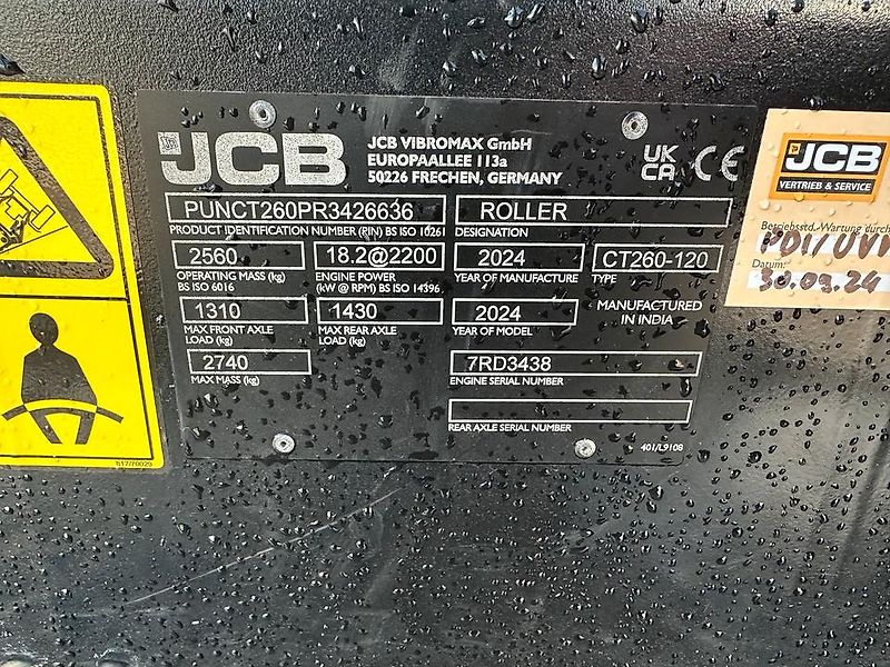 Tandemwalze JCB CT 260-120 Miete ist auch Möglich