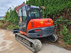 Kubota KX080-4 mit Gummiketten