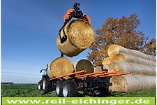 Reil & Eichinger Rundballenrahmen BMF Rückewagen Balleneinsatz Reil & Eichinger