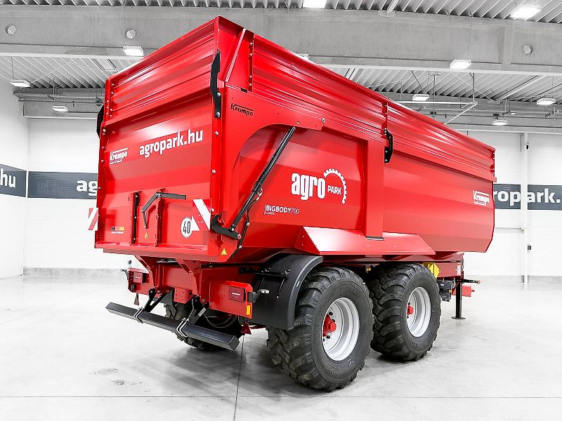 Krampe Big Body 700 Carrier (BB 700) 22 tons capacity, 32,8 m3, 60 cm extension, Made in Germany, premium trailer