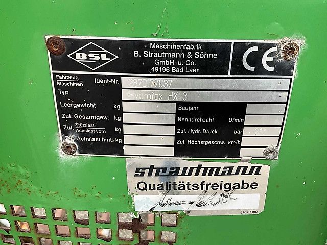 Strautmann Hydrofox HX3
