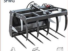 Neu - Finanzierung verfügbar! KROKODILGEBISS MINI für Hoflader Eurotrac W 11 Krokodilschaufel - Anbaugerät für Radlader Stalllader Teleskoplader Hoftrak Kleintraktor - Herstellergarantie