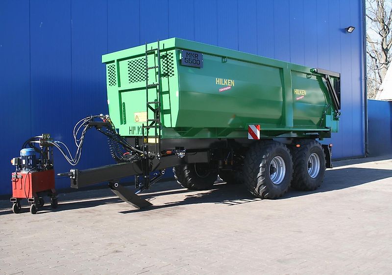 Hilken Tandem-Muldenkipper MKR5500, Häckselaufsätze 800mm, Hardox-Boden, 560/60R22,5