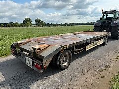 Fliegl Kombilafette Abrollcontainer Tieflader Ballenwagen