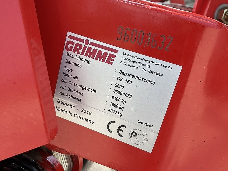 Grimme CS-170 RP XL