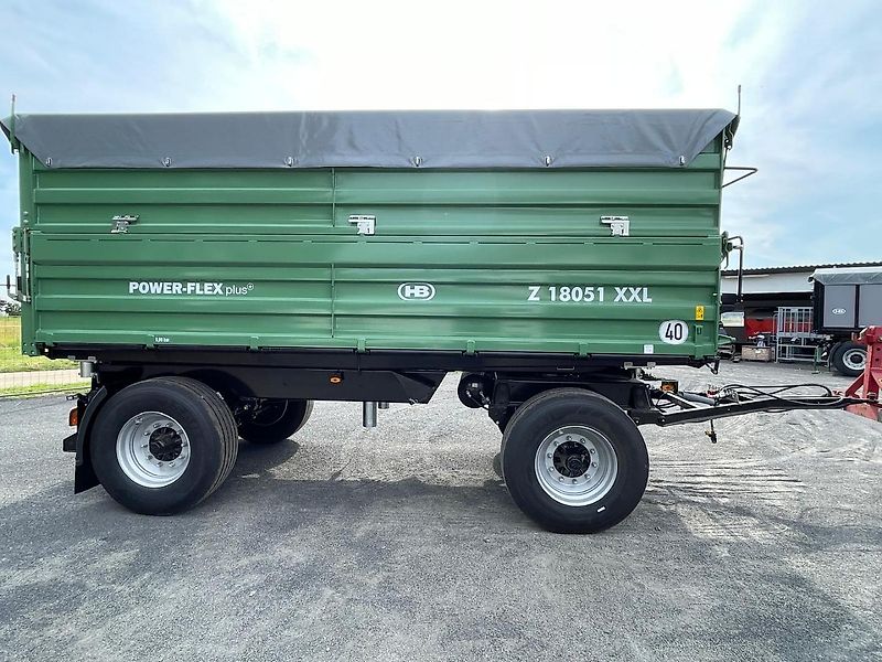 Brantner Zweiachs- Dreiseitenkipper Z18051 2 XXL POWERFLEX, 2 Zylinder, 136165