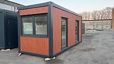 Wolf-Landtechnik Container 6m x 2,44m x 2,8m in Holzoptik