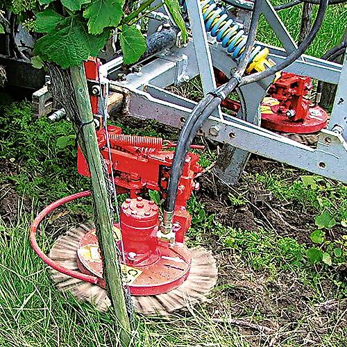 Humus Interplanet Bodenbearbeitungsgerät mit Mulchkopf und Krümlerkopf für Fron- und Heckanbau