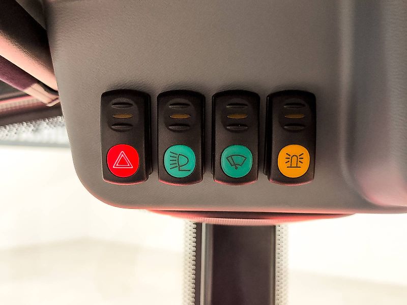 Faresin 9.70 HLS 74 telehandler with 7 ton and 8,8 m capacity, Joystick, pallet fork, bucket, 152 liter pump