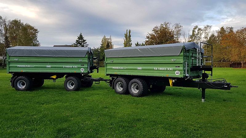 Brantner TA 14045 Aktion mit 600+600er Aufbau + Planenaufbau kmpl. + 500er Radial BKT 693 M Breitreifen NEU + 2-Gang-Sattelstützewinde + etc