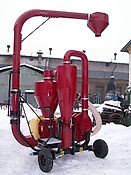 Pom Augustów Pneumatischer Saug- und Druckförderer T 470 mit vierstufigem Ventilator (Getreide, Blähton, Pellet ...)