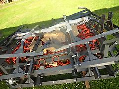 H - L - M -NEU-  Wiesenegge -8 - Meter- 1- Zylinder -  4 Reihig- schwere Ausführung - Hydraulisch klappbar - 5 Teilig 8- Meter - 4 Reihig - 1- Z - 5 Teilig- schwere Ausführung -