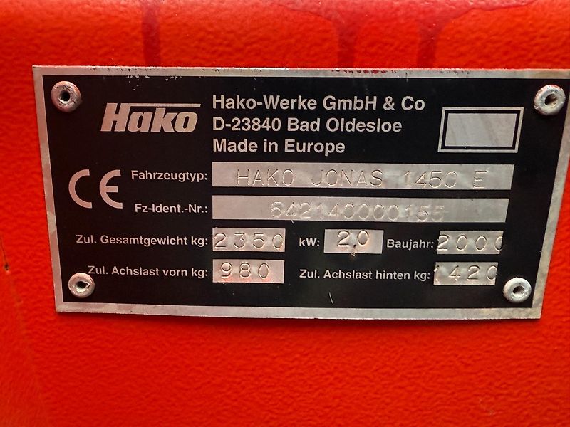 Hako HAKO JONAS 1450 E